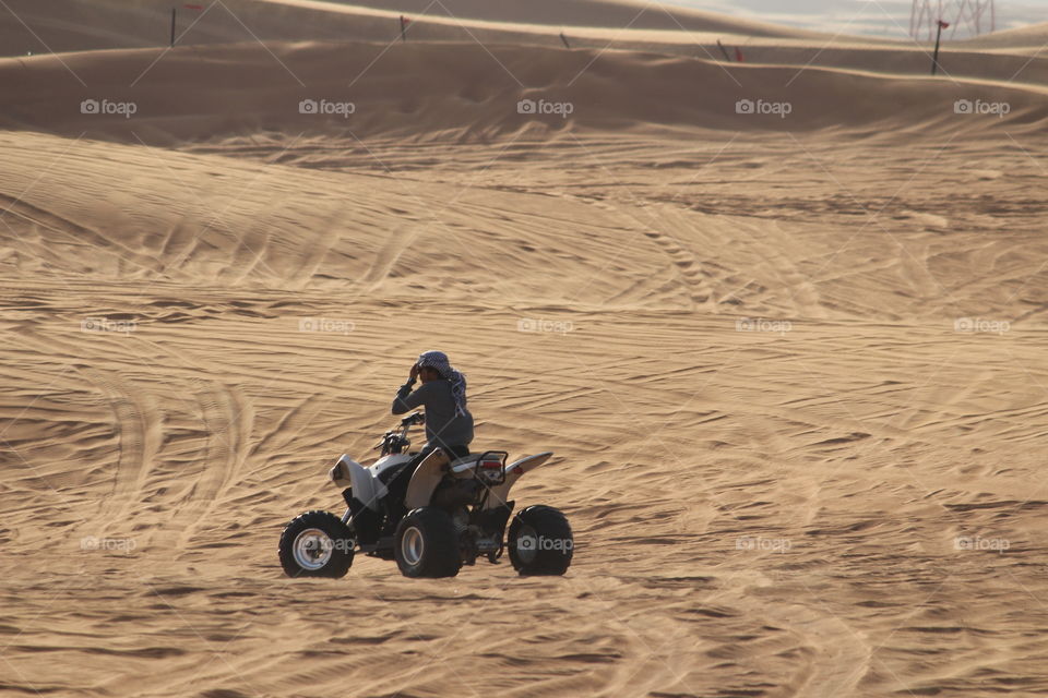 Racing on desert