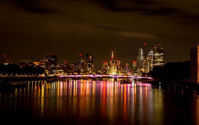 Skyscraper by night