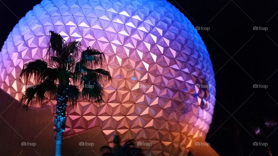 Night at Epcot. Amazing time in Disney this summer.