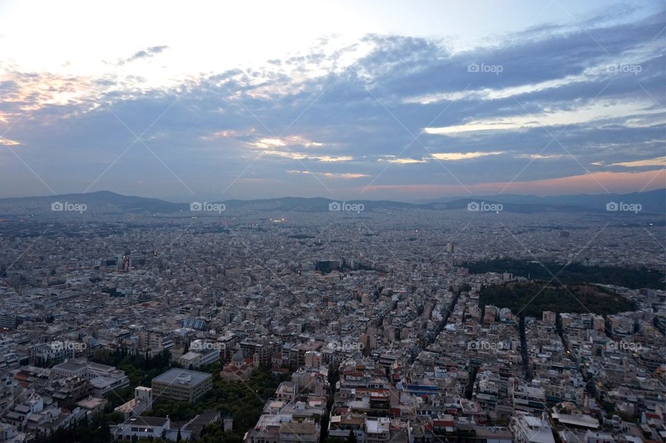 Overlooking Athens, Greece 