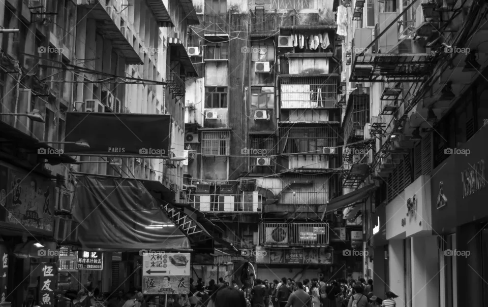 crowded