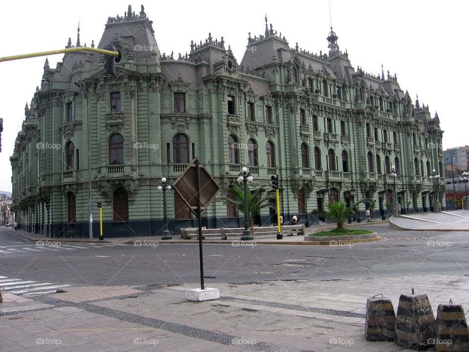 Argentina. Historic Building in Buenos Aires 