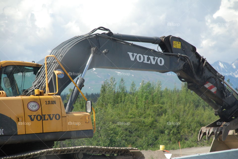 Volvo Excavator in Alaska