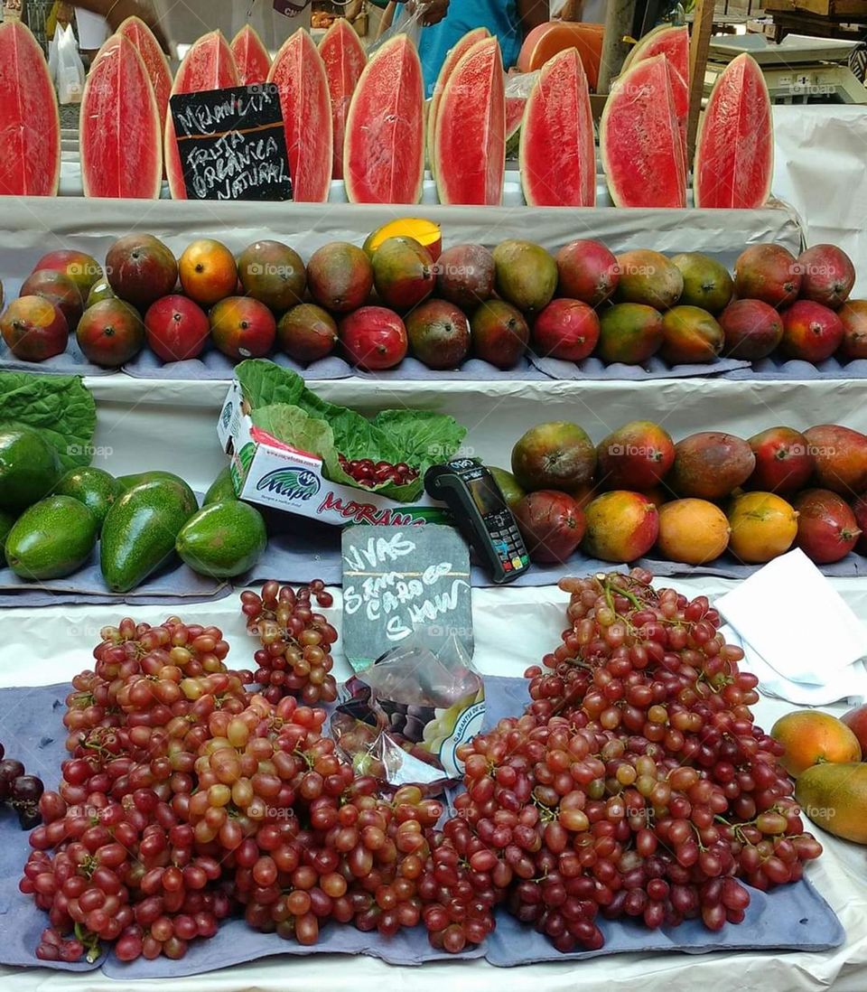 Brazilian fruits at the fair