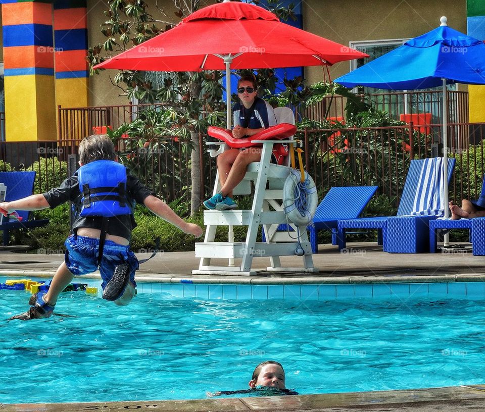 Jumping In The Pool