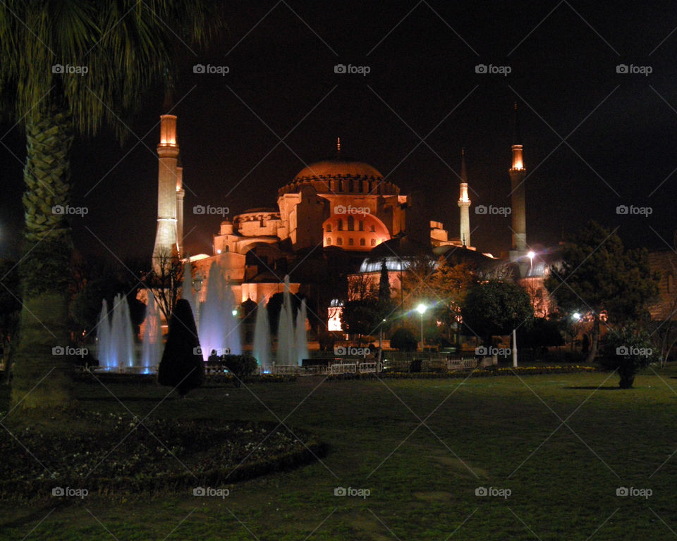 Hagia Sophia at Night
