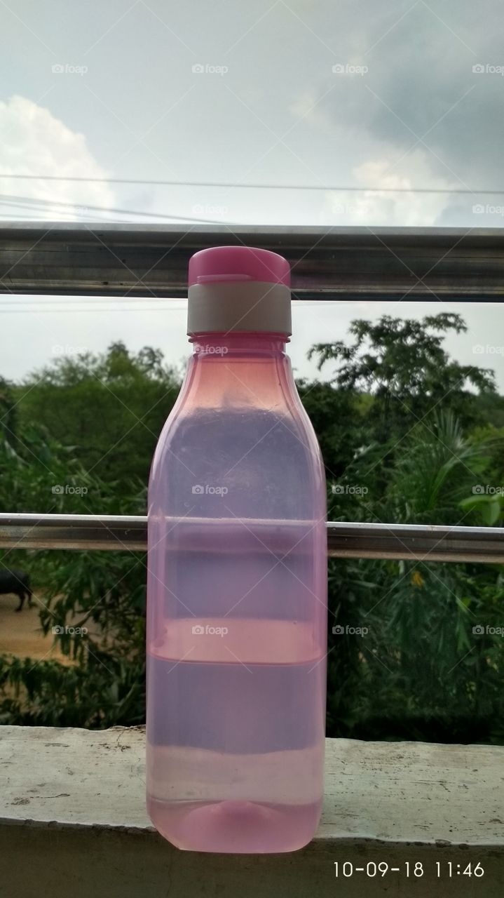 beautiful water bottle