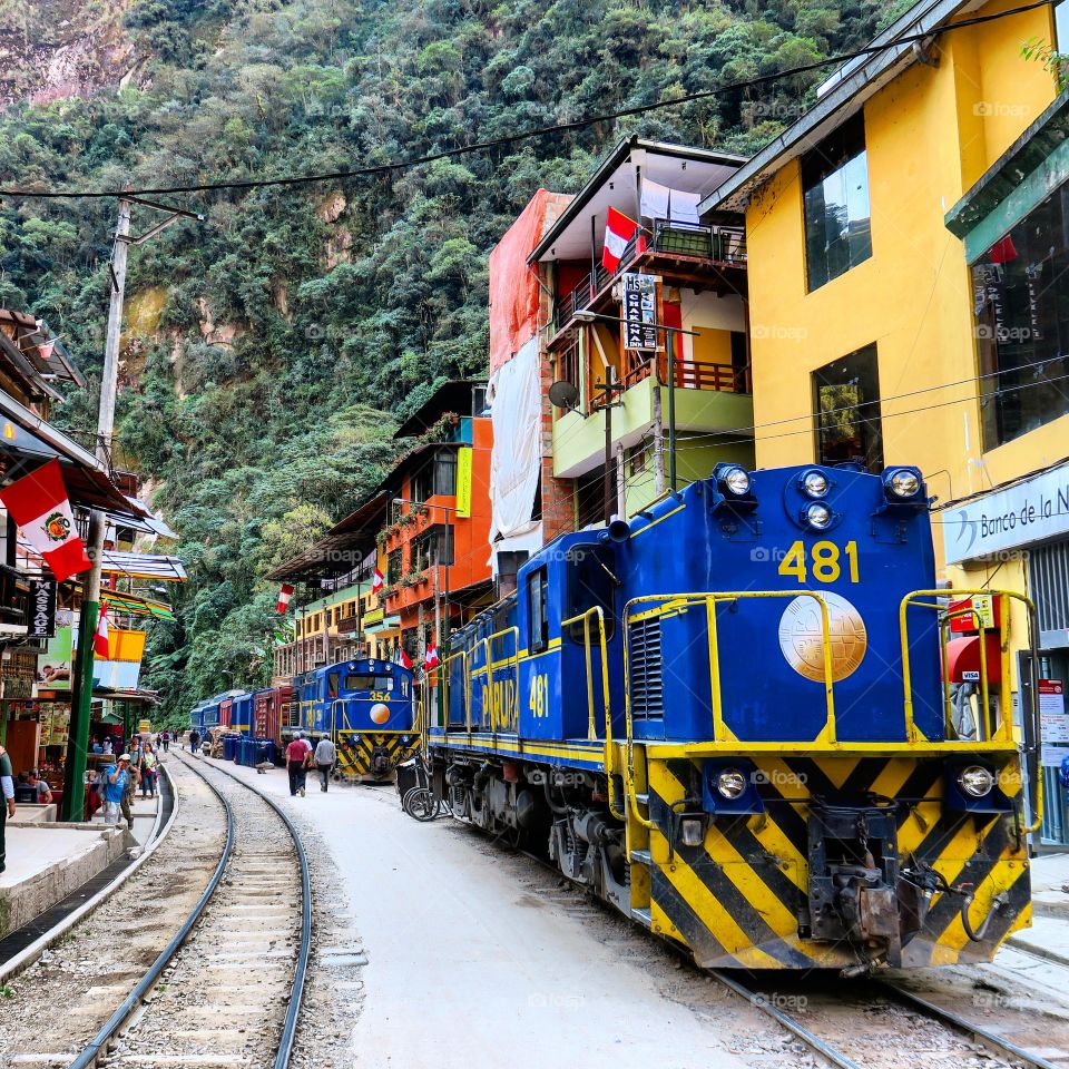 Peru Rail in Aguas calientes