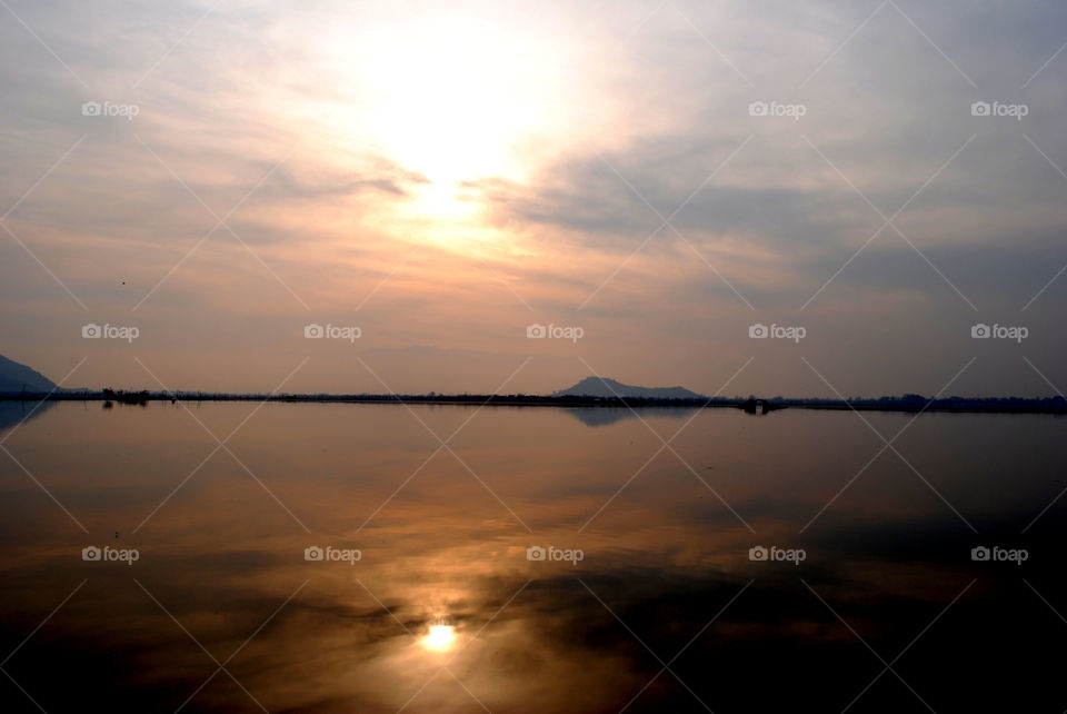 Mirror View Dal Lake Kashmir