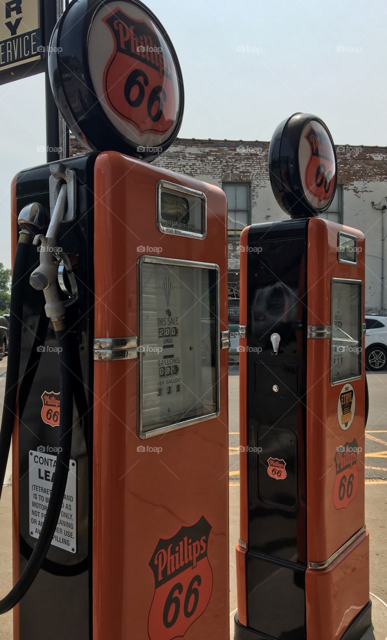 Old Gas Pumps