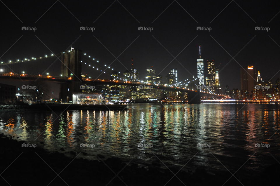 Manhattan by night