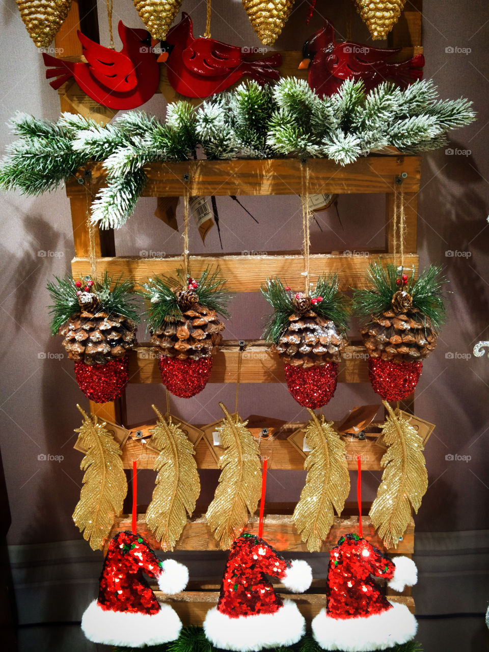 New Year decoration. Symbols of Christmas and New Year