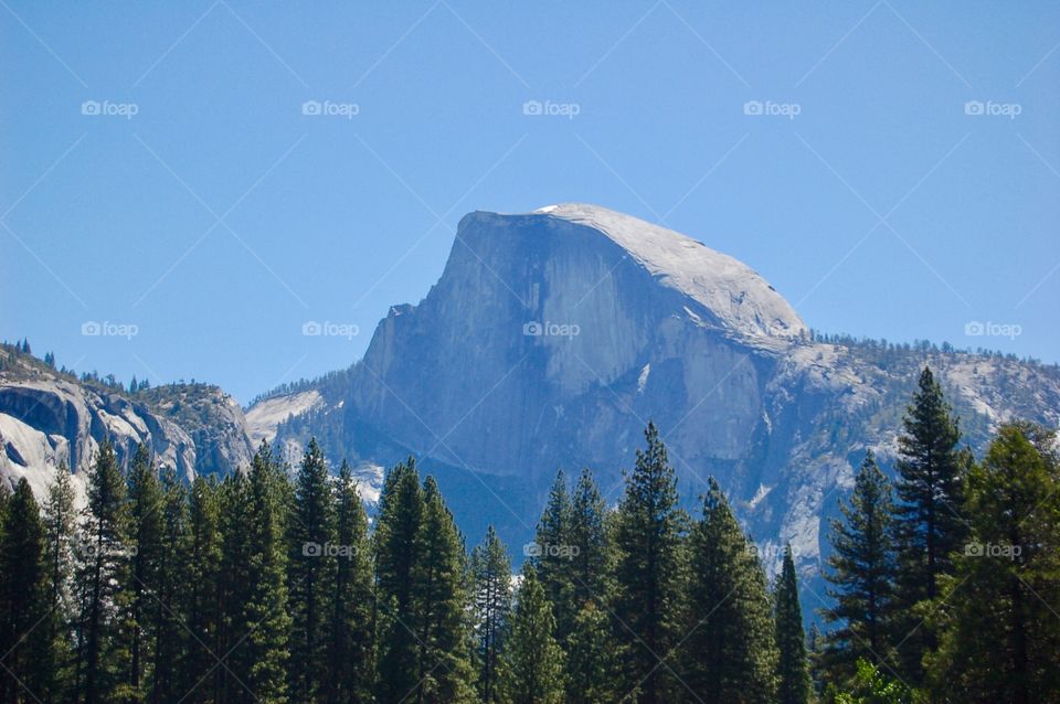 Half Dome At Yosemite National Park