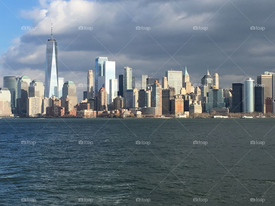 New York City Skyline one World Trade Center 