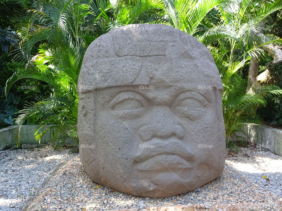 olmec head