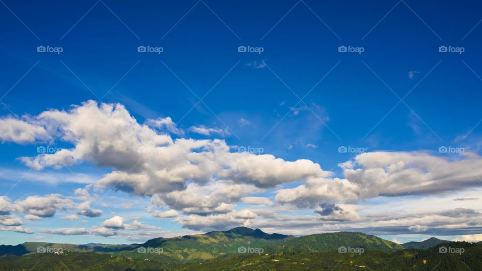 Capturing the cloudscape over the mountain ranges of Ukhrul, Manipur, India