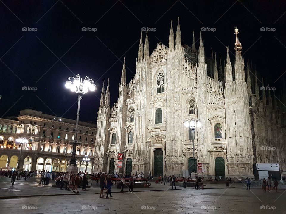 Night in Milan