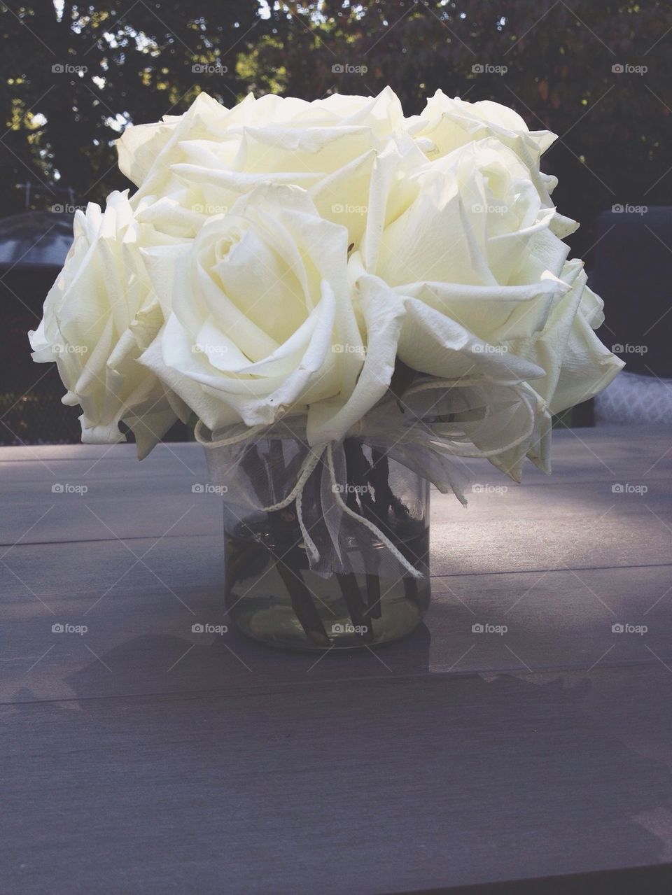 White roses 