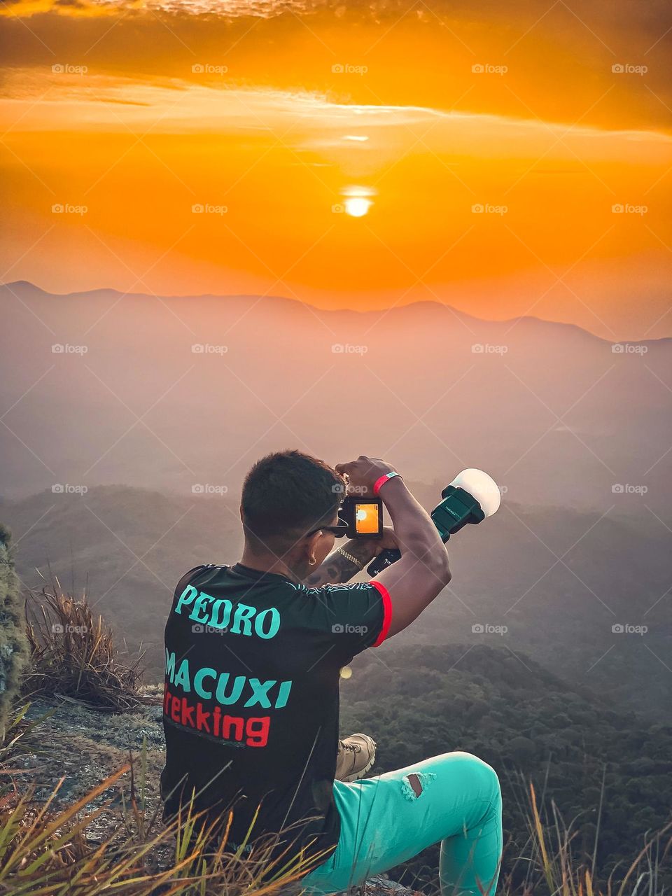 Presenciando um lindo nascer do sol 🌄