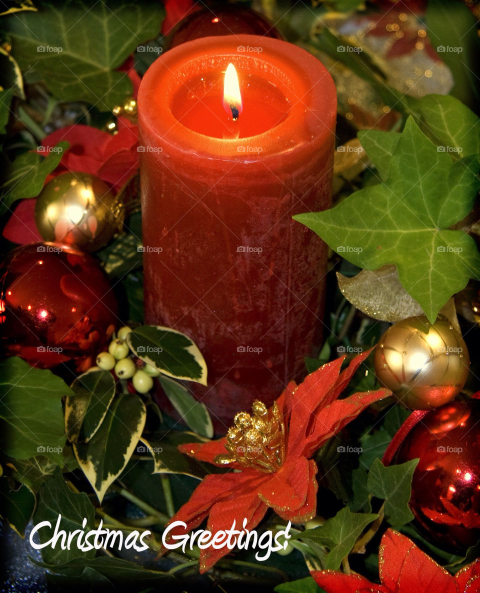 christmas xmas decoration flame by idon