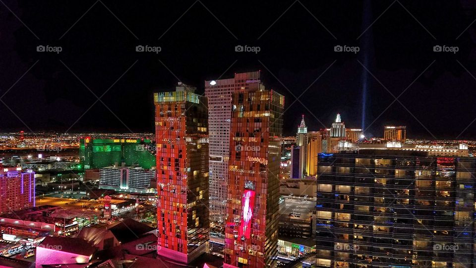 Las Vegas night view