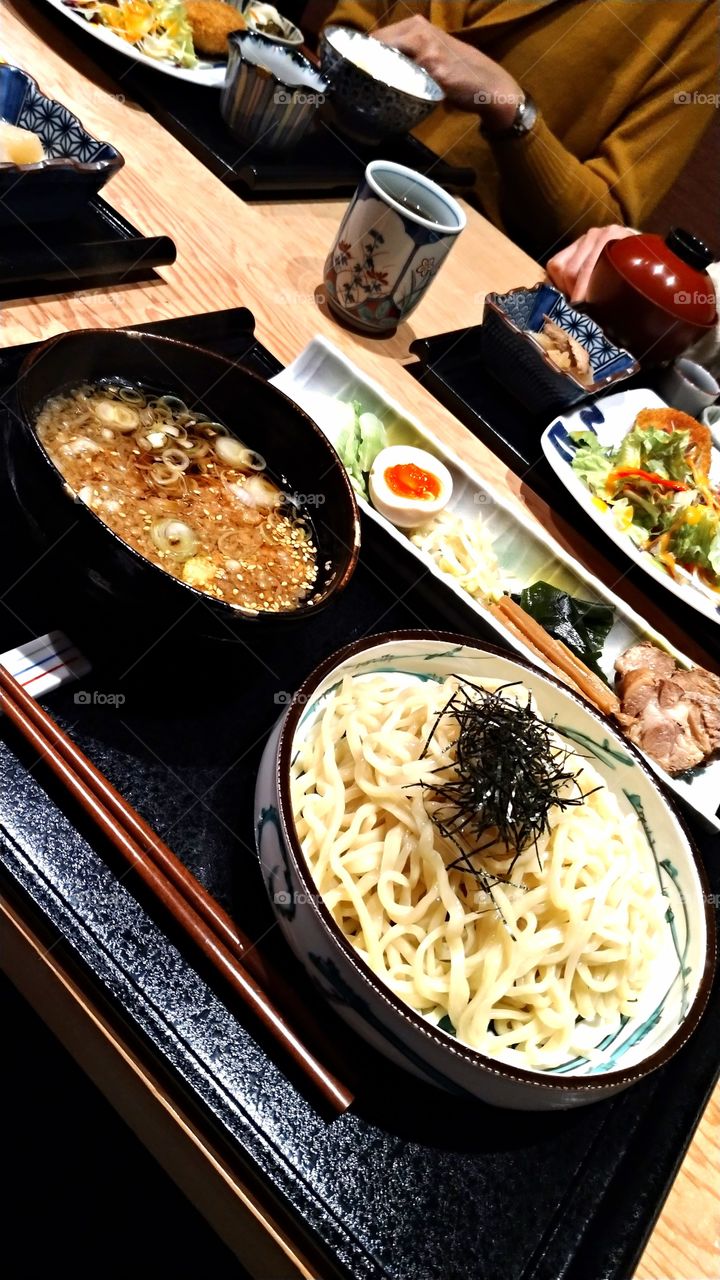 Japanese noodle lunch