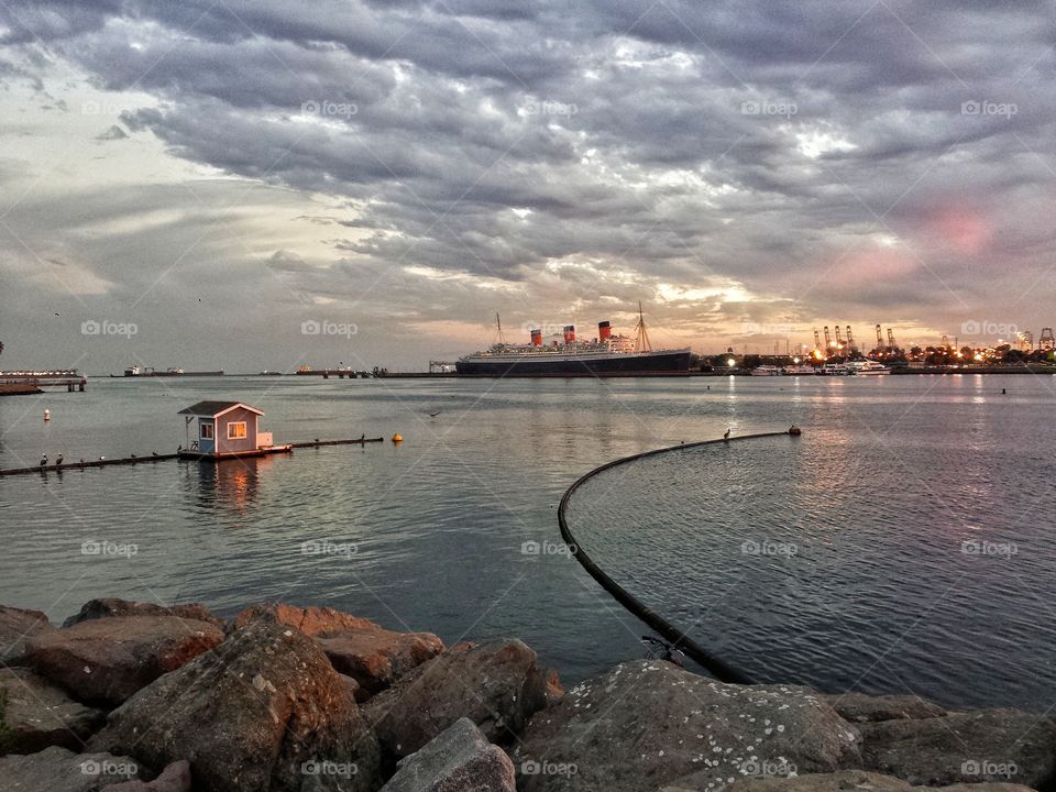 Queen Mary sitting pretty