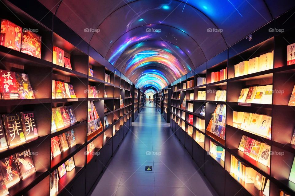 Beautiful view of Library Books 