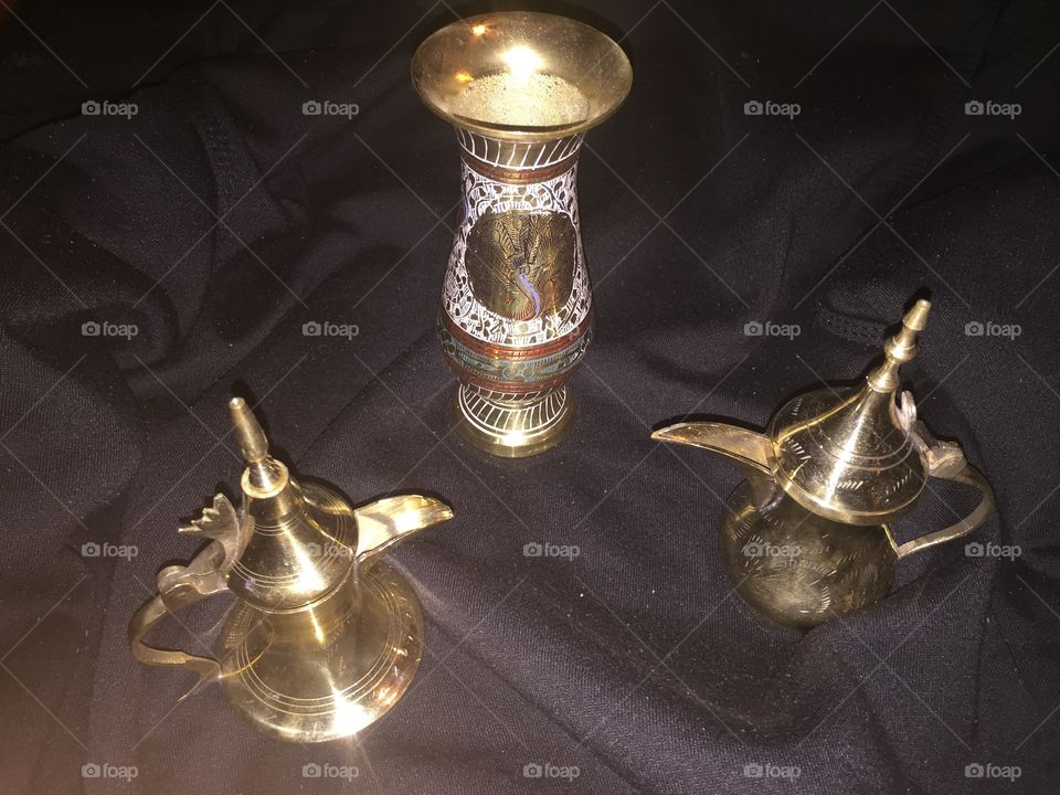 Brass, Gold, Bronze, No Person, Antique