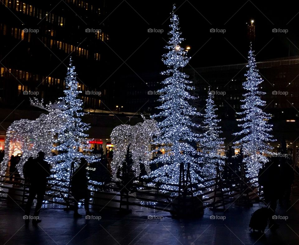 Christmas decoration in Stockholm