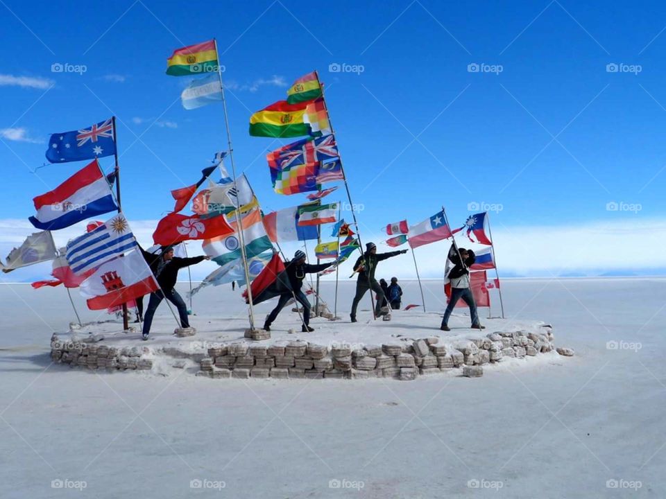 Conquer. Salar De Uyuni, Bolivian salt flats