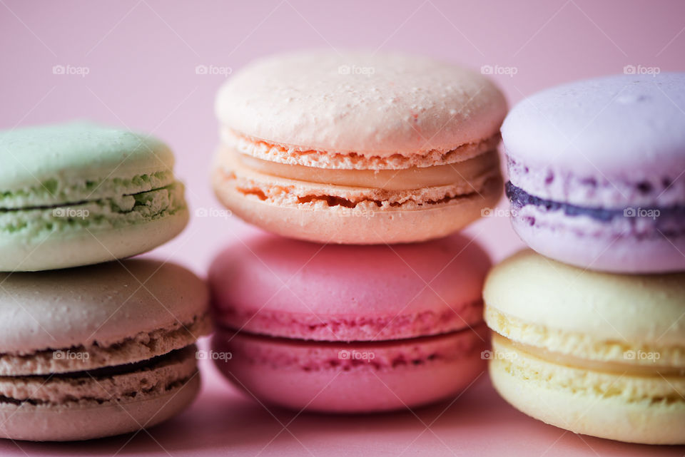 Multicolored macaroons