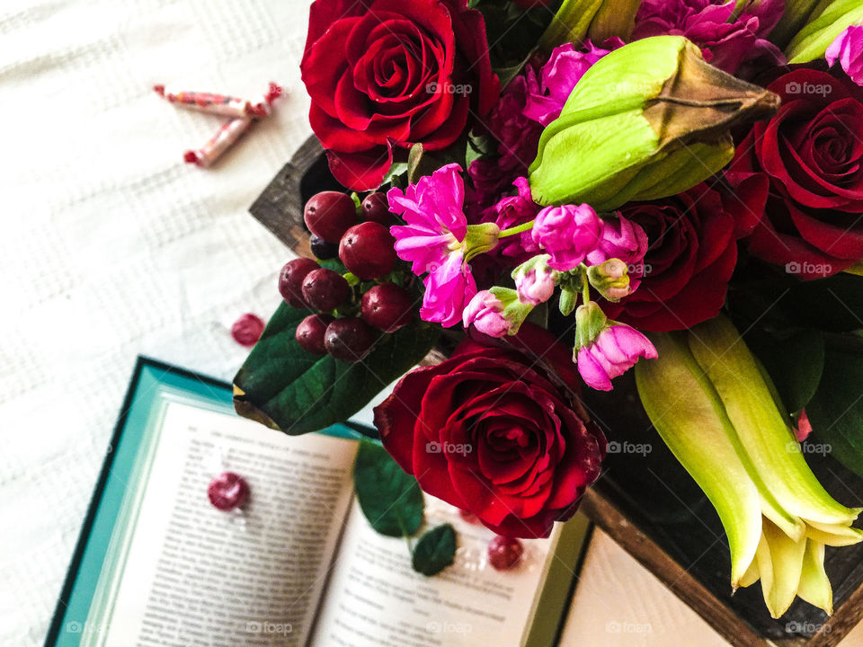 Beautiful bouquet of flowers 