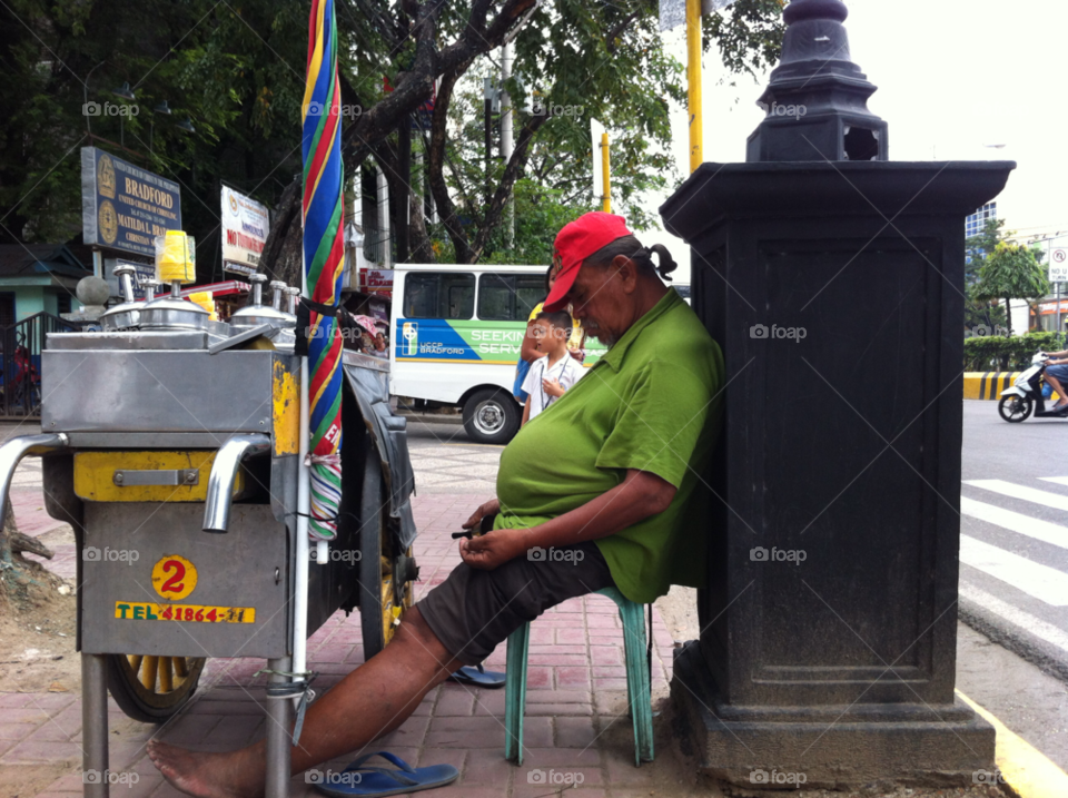 sleeping man philippines cebu by skyler