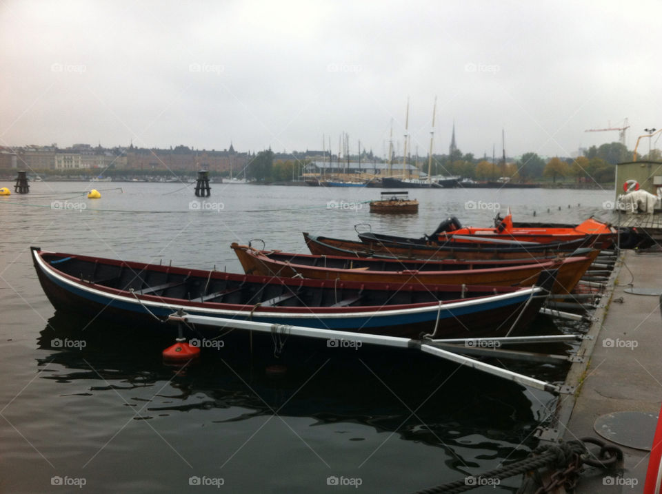 sweden stockholm water boat by kamrern