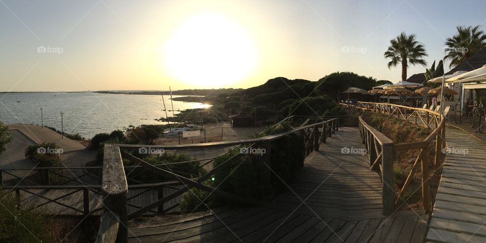 Sunset Beach . Sunset beach in Spain 