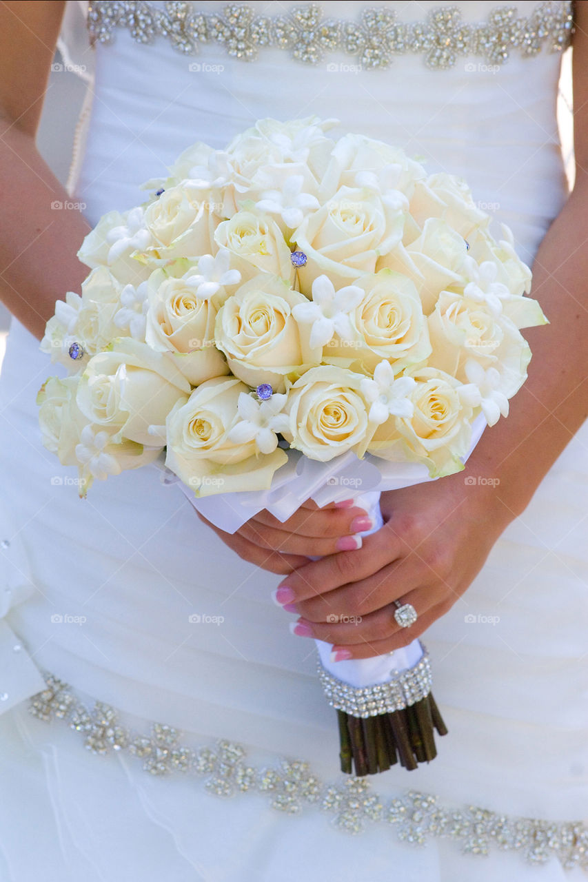 flowers people hands wedding by abbydog