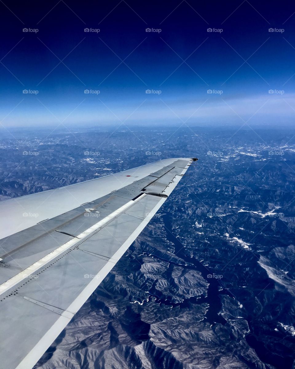 Airplane ride over Tennessee