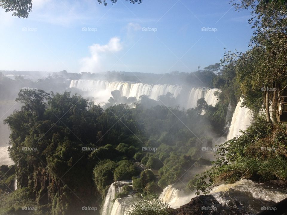 Iguazu falls in all its glory 
