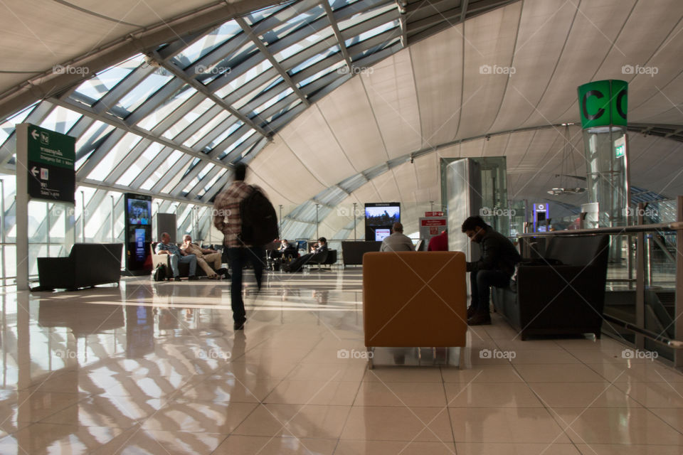 Man at the airport