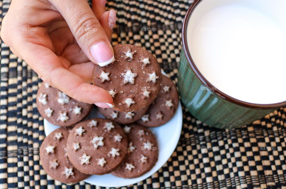 Cookies and milk