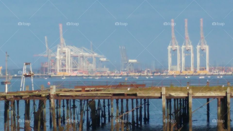 Southampton docks England