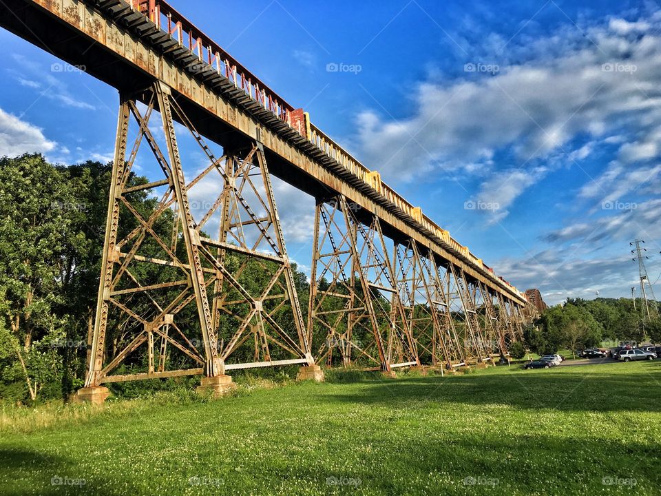 High train bridge