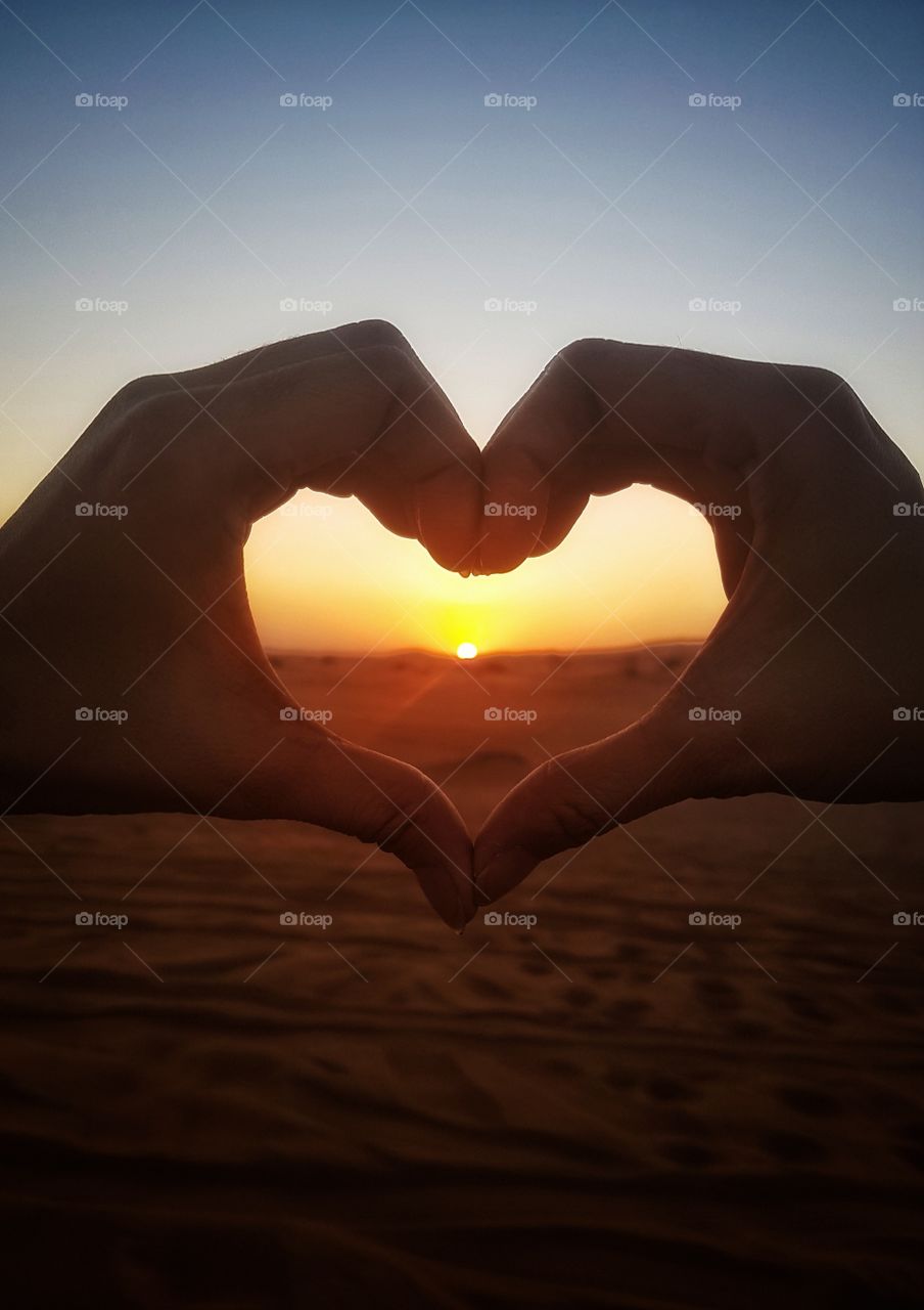 heart for the desert and the sun
