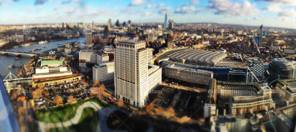 city london thames panorama by geebee