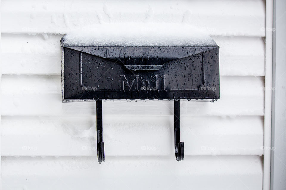 Snow on Mailbox