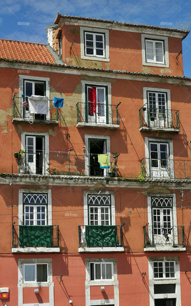 Windows in Lisbon, Portugal