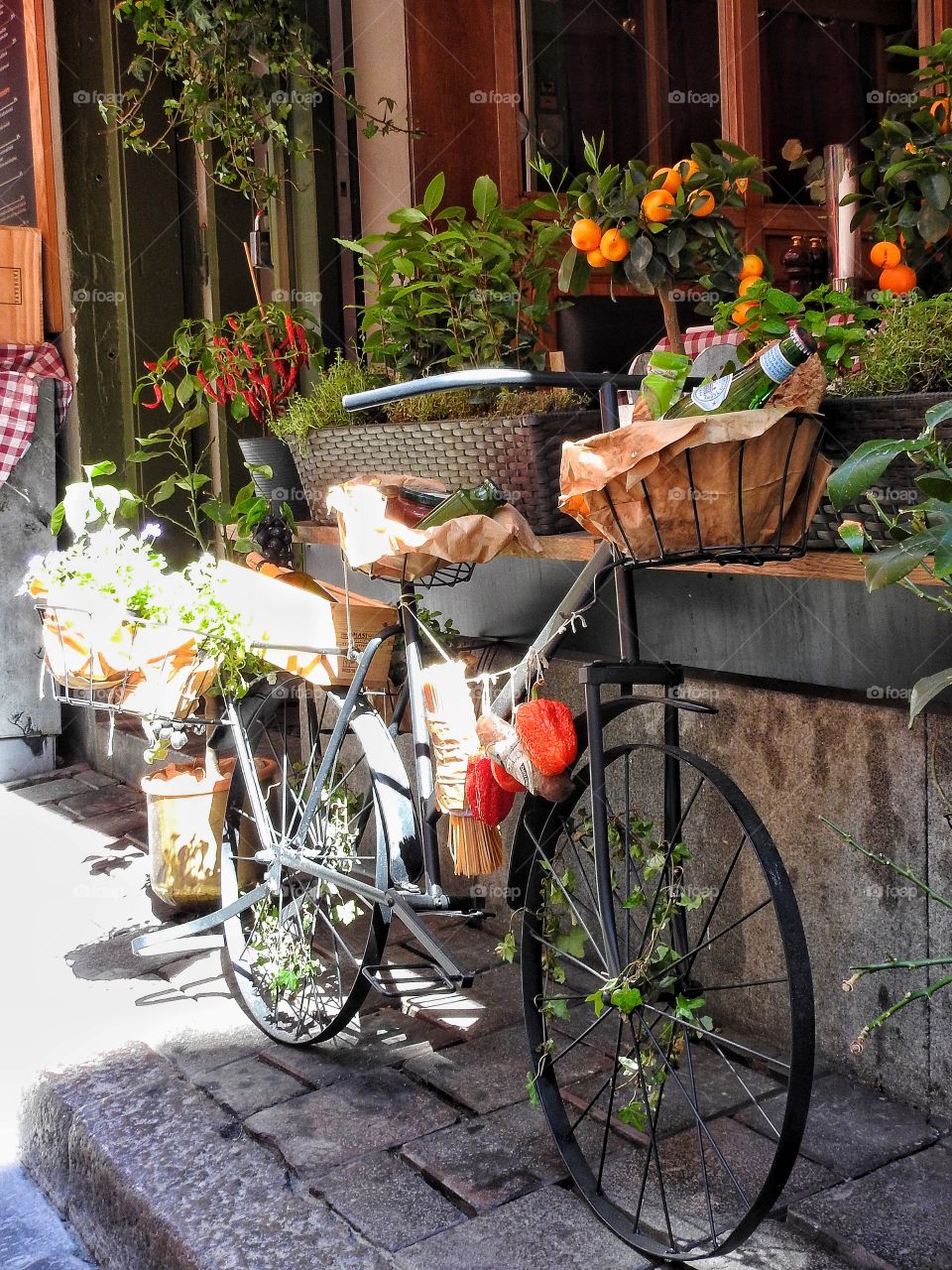 Decorated bike