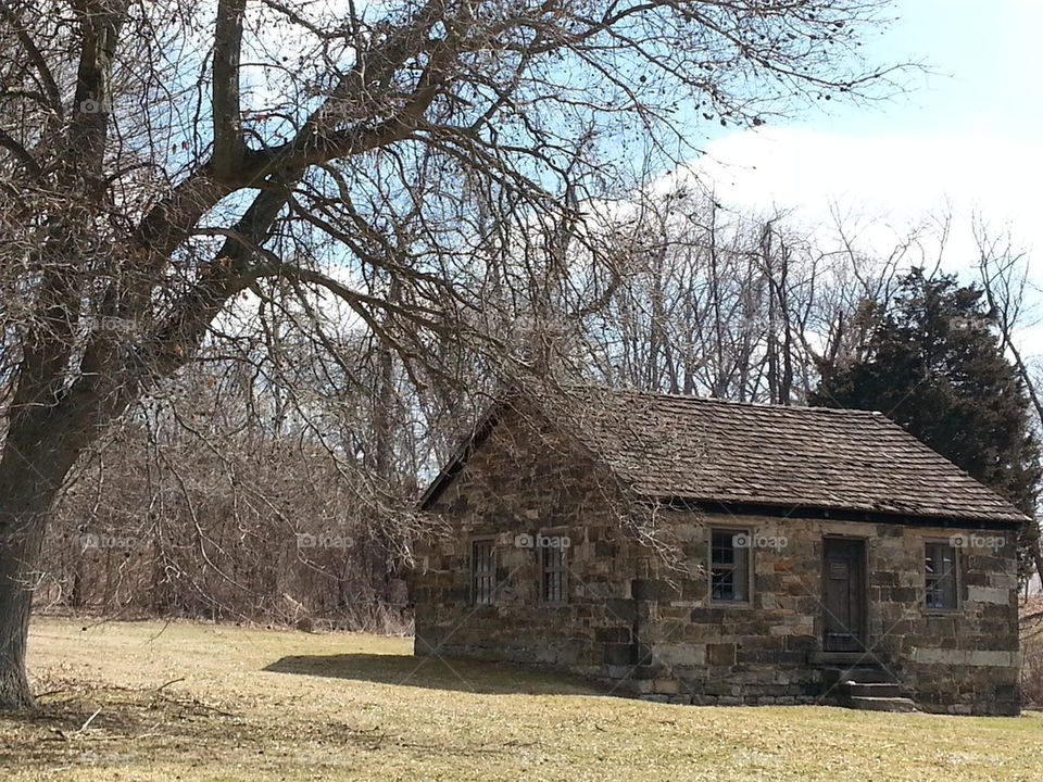 colonial school house