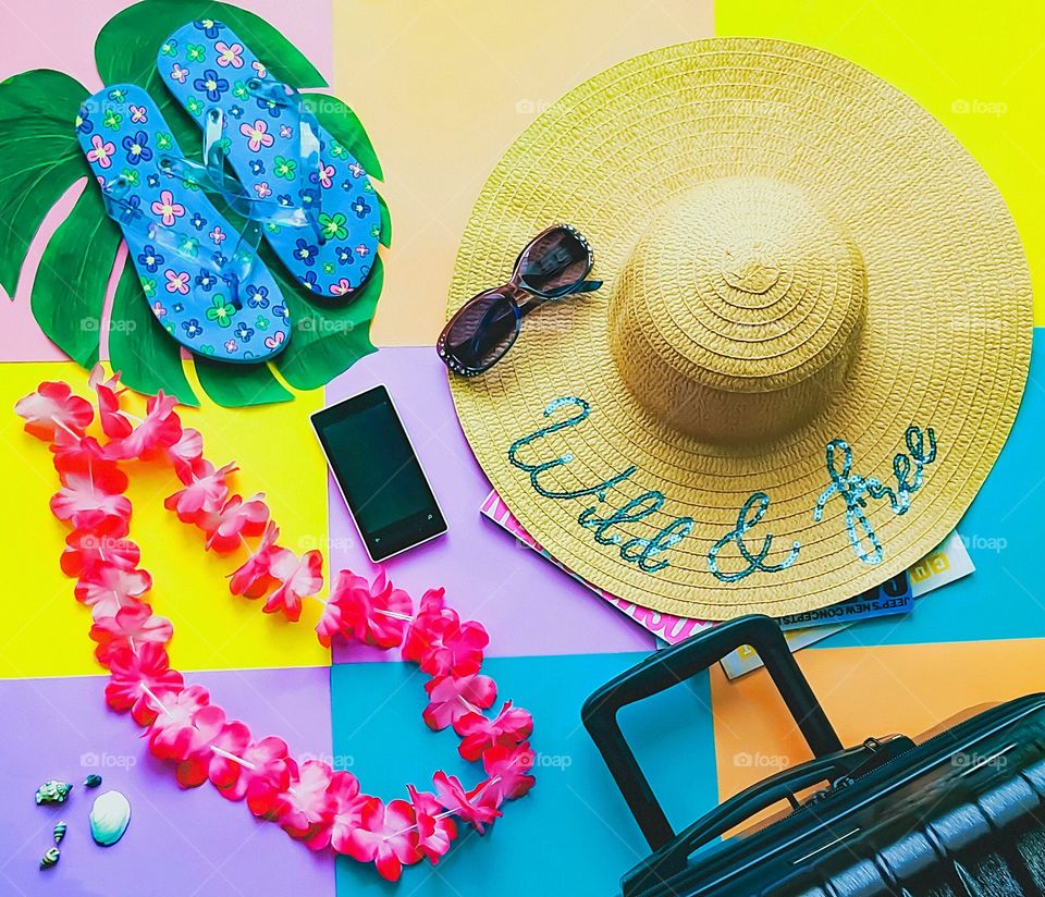 Suitcase for holiday